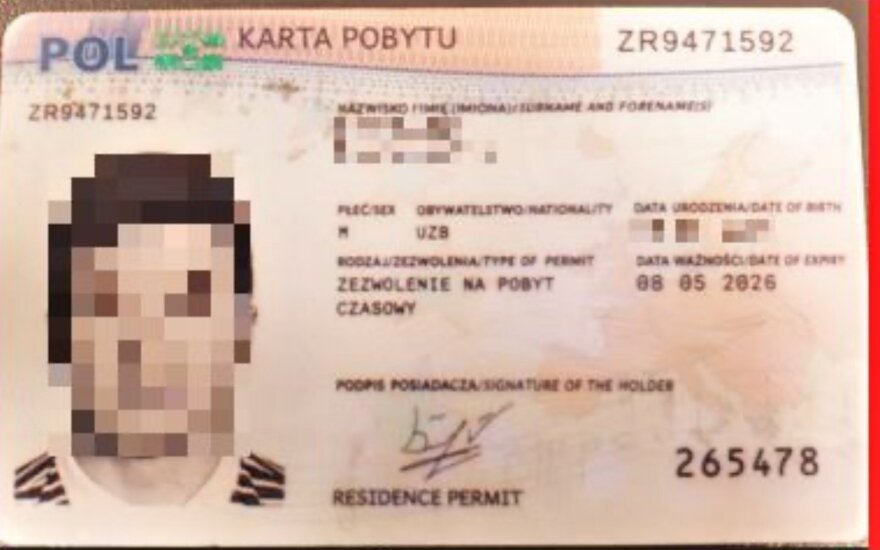 Vilniaus oro uoste sulaikytas uzbekistanietis: susiruošė į Švediją apsirūpinęs dokumentų klastotėmis