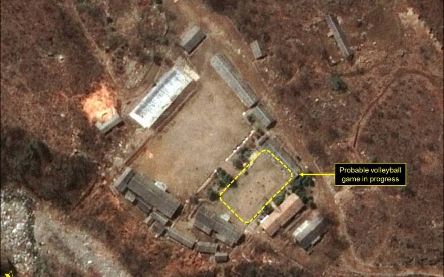 Šiaurės Korėjoje branduolinių bandymų vietoje - neįprastas radinys
