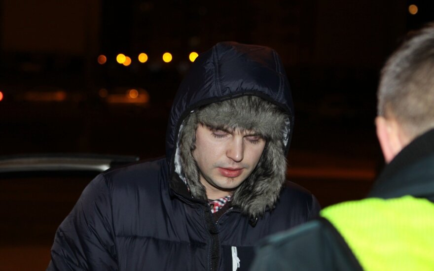 Paskutinis šių metų naktinis reidas Vilniuje: sausio 1-ąją šiam vairuotojui jau grėstų kalėjimas