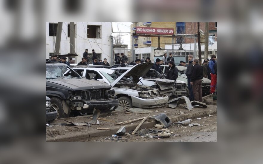 Dagestano sostinėje Machačkaloje mirtininkui susprogdinus automobilių inspekcijos pastatą, žuvo mažiausiai 7 žmonės