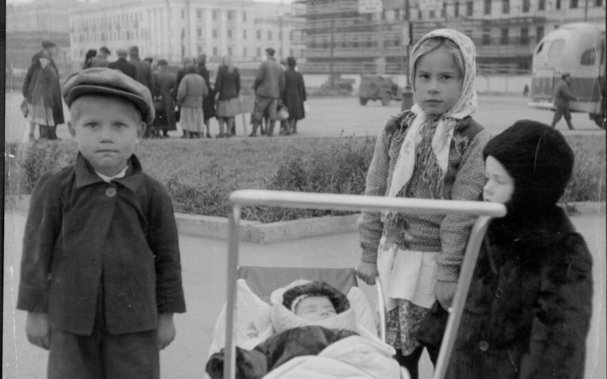 Vaikai Sibire 1954 m. 