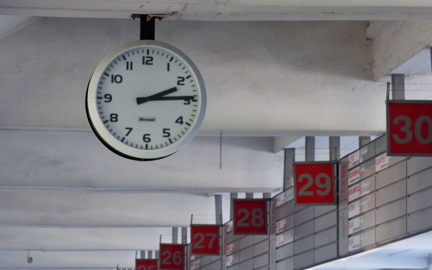 Laikrodis Vilniaus autobusų stotyje
