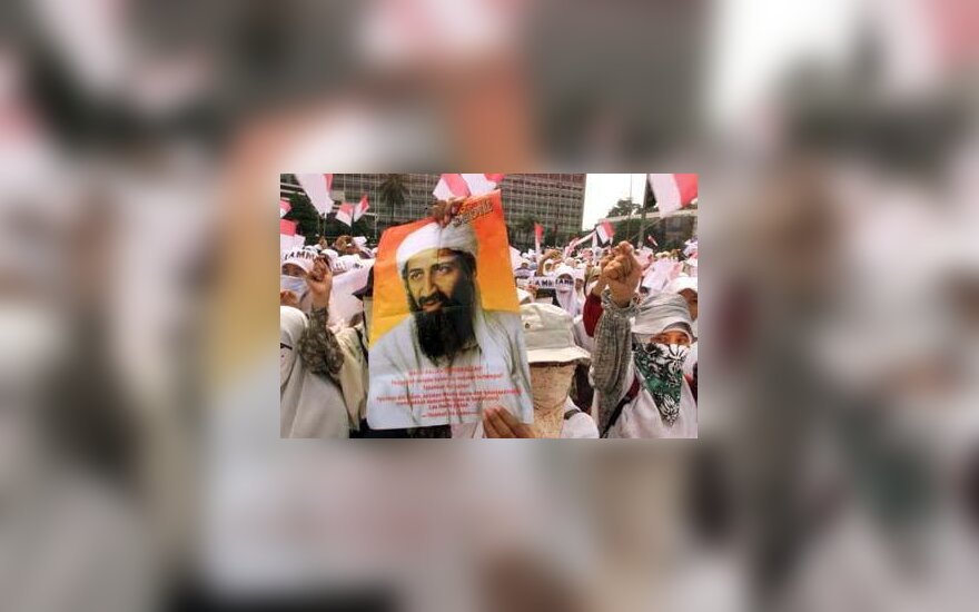 Osama bin Laden protesters