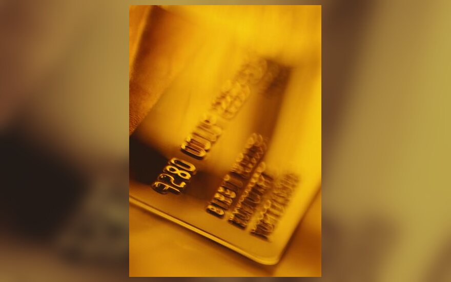 Kreditinė kortelė, bankas, pinigai