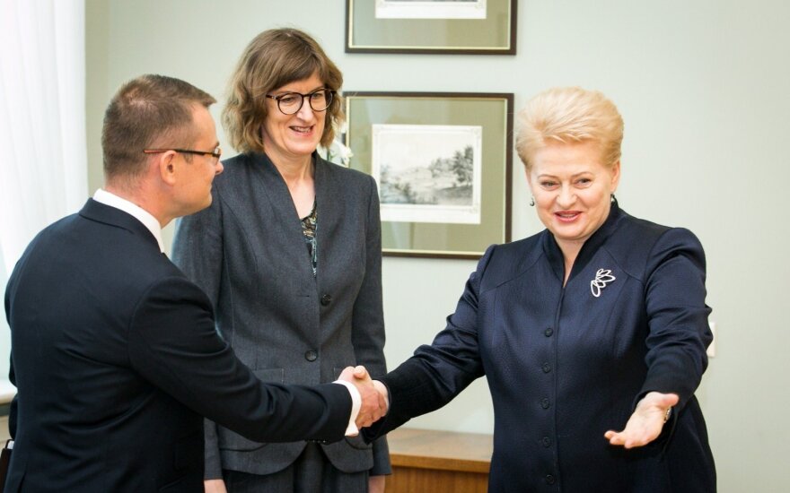 Arūnas Dulkys, Diana Vilytė ir Dalia Grybauskaitė