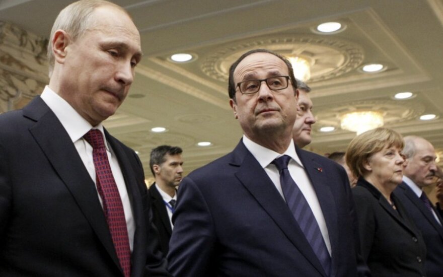 Francois Hollande'as, Vladimiras Putinas