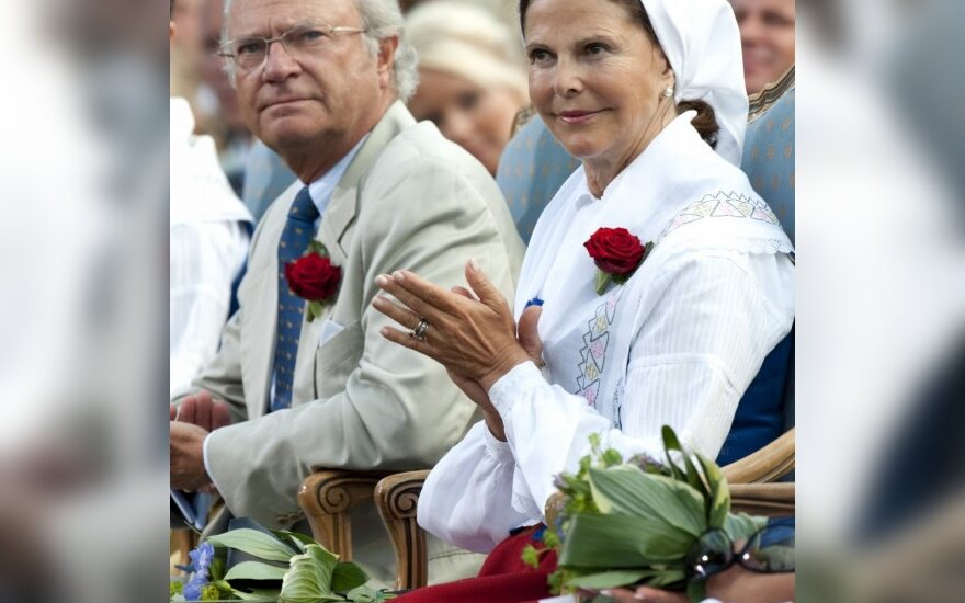 Švedijos karalius Carlas Gustafas ir karalienė Silvija