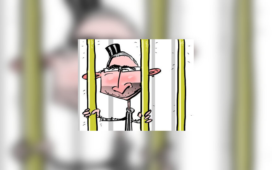 Michailas Chodorkovskis - karikatūra