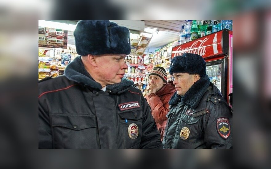 Alkoholio parduotuvė Sibire