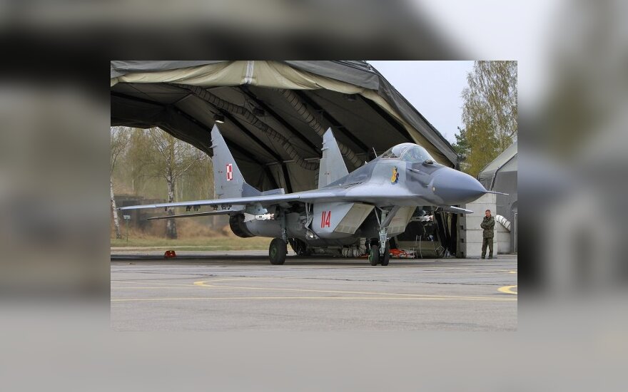 Baltijos oro erdvę saugo rusiški Lenkijos naikintuvai