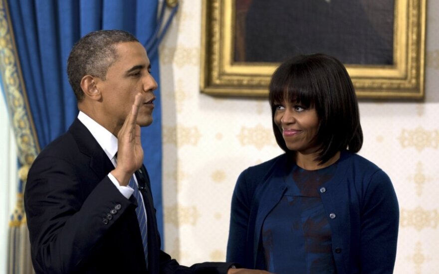 B.Obama oficialiai prisaikdintas antrajai JAV prezidento kadencijai