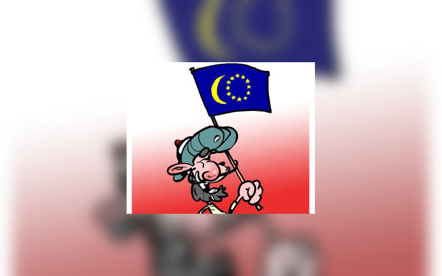 Turkija derasi dėl narystės ES - karikatūra