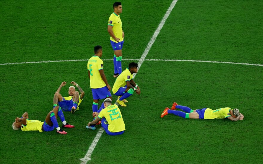 Nenužudoma Kroatija laimėjo baudinių seriją ir eliminavo Braziliją iš čempionato