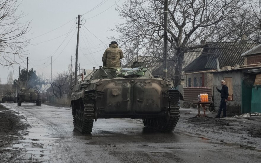 Ukrainos kariai: padėtis Bachmute kur kas blogesnė, nei skelbiama oficialiai