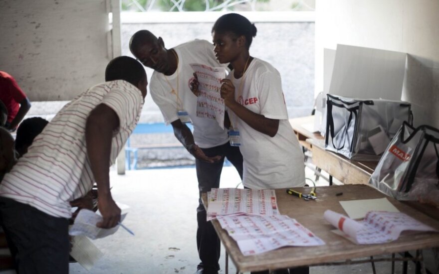 Haitis džiaugiasi be neramumų praėjusiais rinkimais