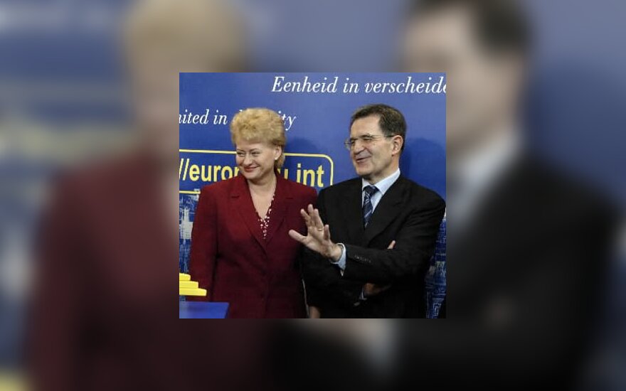 D.Grybauskaitė ir R.Prodi