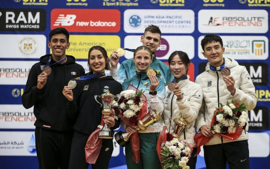 Lietuvos penkiakovininkai iškovojo auksą pasaulio taurės I-ajame etape