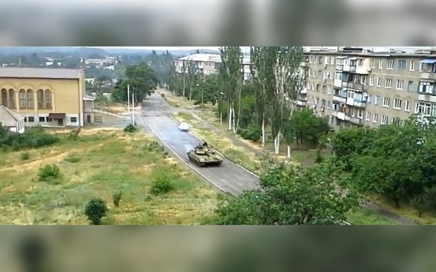 Ministras: Ukrainos sieną kirto rusų tankai