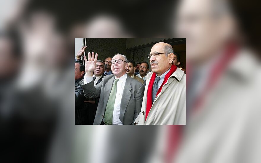 Mohammed el Baradei ir Hans Blix