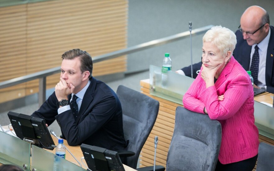 Gabrielius Landsbergis, Irena Degutienė