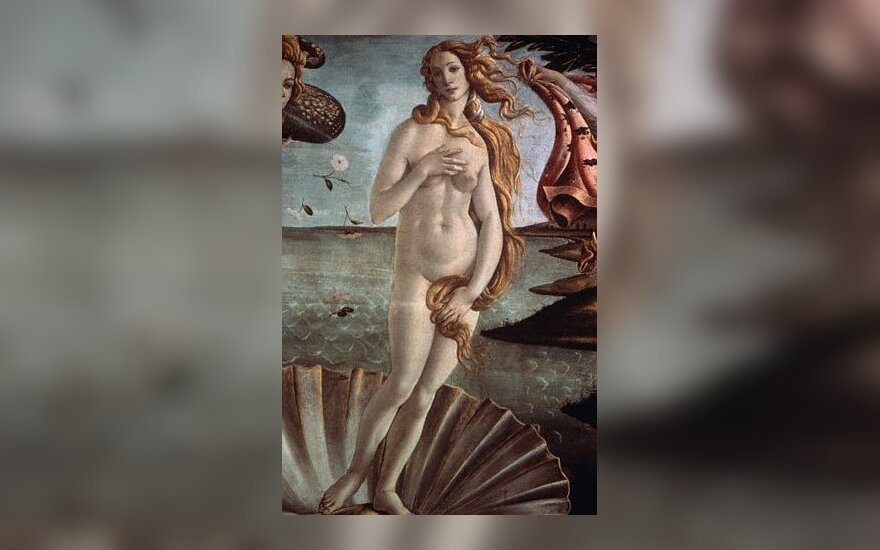 S.Botičelio paveikslas „Veneros gimimas“.