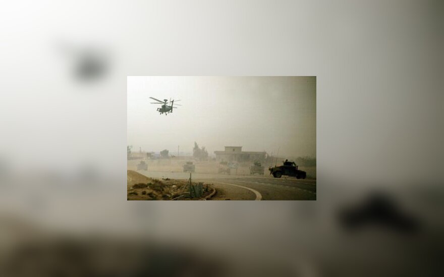 Amerikiečių sraigtasparniai Faludžoje, JAV kariuomenė, karas Irake