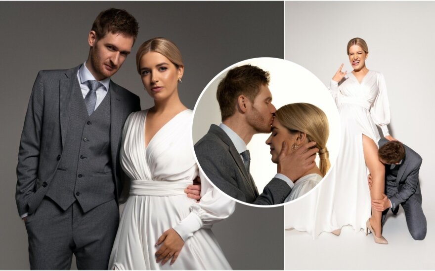 Donatas Šimkus ir Barbora Griežytė-Šimkuvienė / Foto: Mikita studio