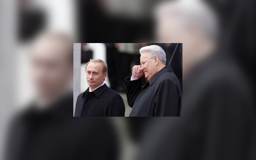 V.Putin, B.Yeltsin