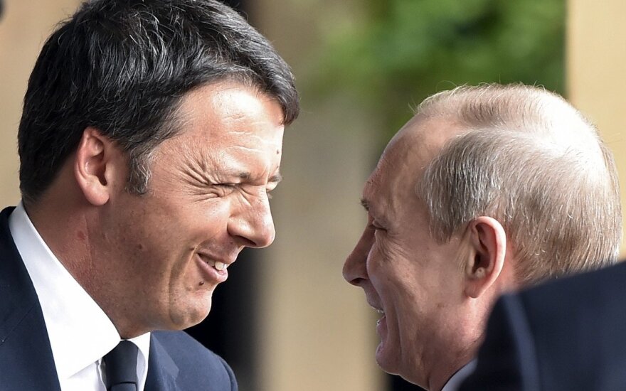 Vladimiras Putinas, Matteo Renzi 