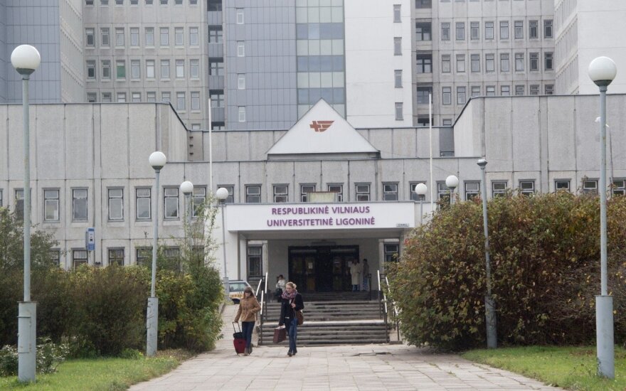 Respublikinėje Vilniaus universitetinėje ligoninėje nuo žvakės kilo gaisras