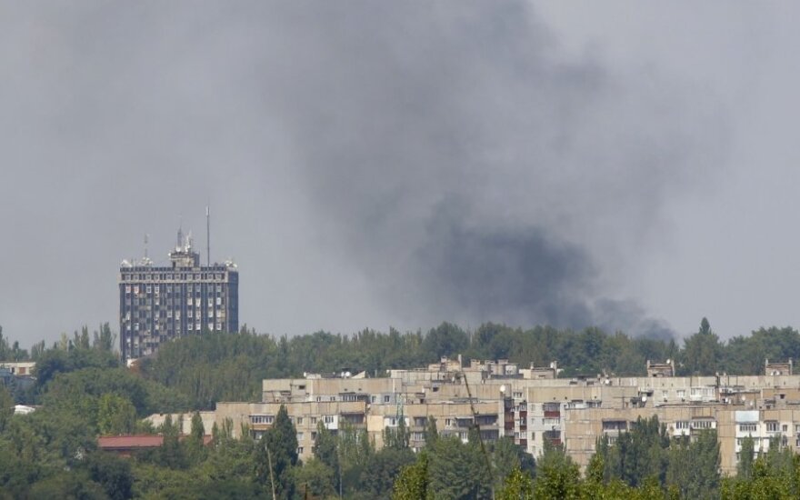 Doneckas: šūvių iš sunkiųjų ginklų papliūpas girdėjo visas miestas