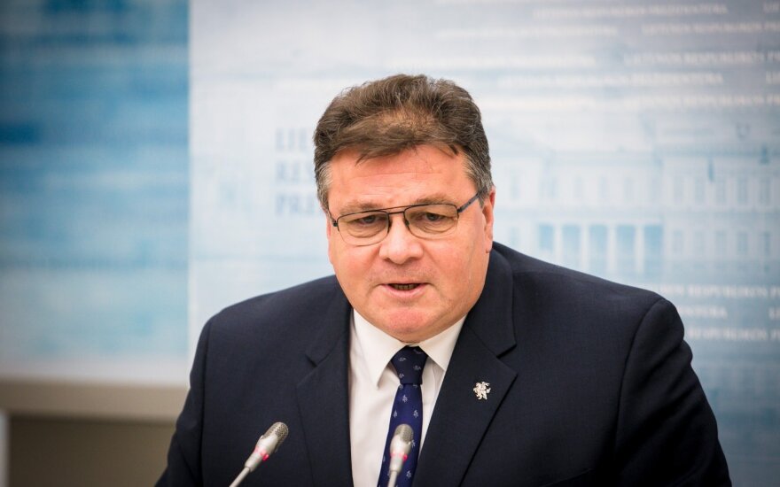 Linkevičius ESBO ministrų susitikime ragino ieškoti naujų Rusijos-Ukrainos krizės sprendimų