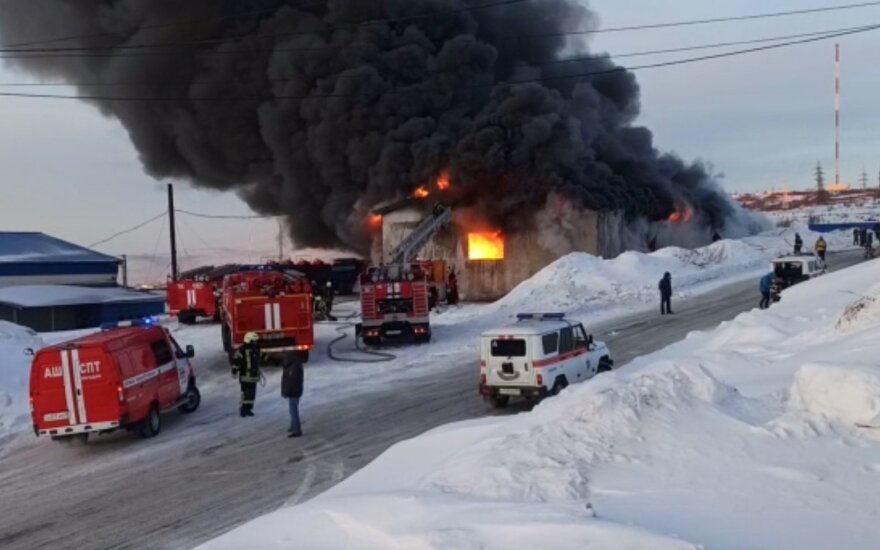 Rusijoje – dar vienas didelis gaisras