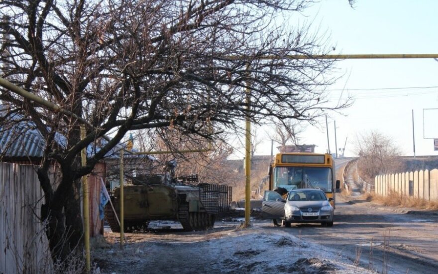 Ukrainos miestas, kur jokių paliaubų nebuvo