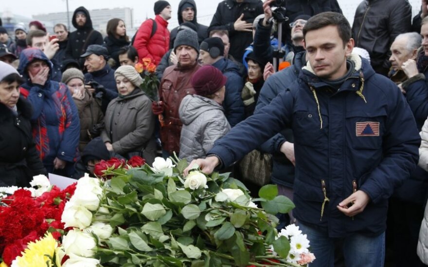 Šeštadienio naktį Maskvos centre nušautas B. Nemcovas