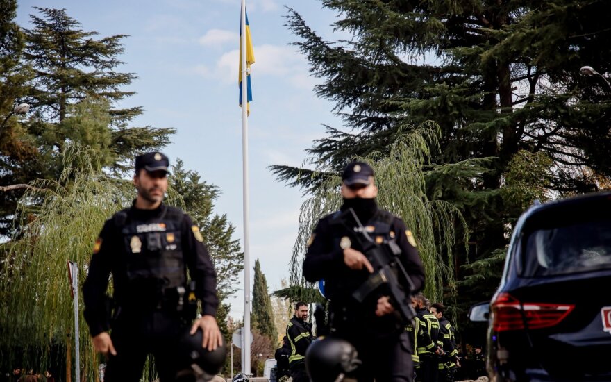 Ukrainos ambasadoje Madride – sprogimas