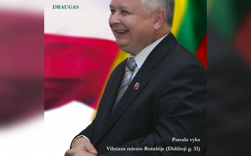 Vilniuje atidaroma nuotraukų paroda apie L.Kaczynskį