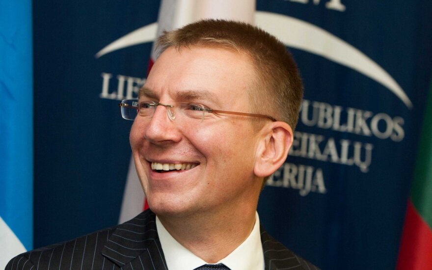 Latvian Foreign Minister Edgars Rinkevics