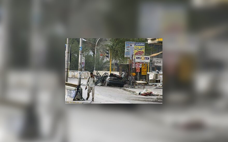 Bagdado centre sprogo automobilyje paslėpta bomba