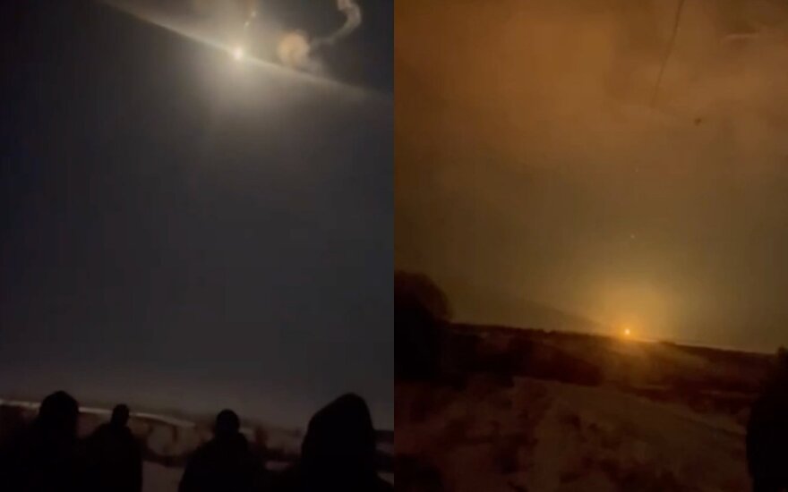 [Delfi trumpai] Ukrainos gynėjai parodė, kaip numušė Rusijos droną kamikadzę (video)