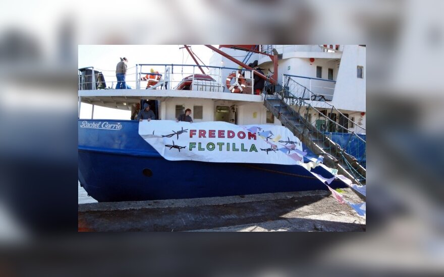 Izraelio pajėgos perėmė Airijos laivo „Rachel Corrie“ kontrolę
