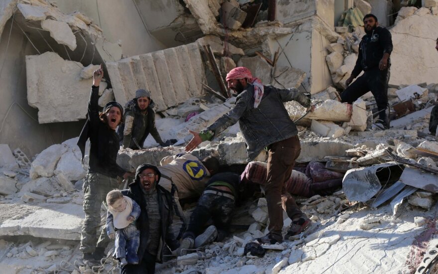 Prancūzija ragina „nedelsiant“ surengti JT Saugumo Tarybos susitikimą dėl Alepo