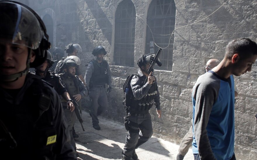 Izraelis uždraudė palestiniečiams lankytis Jeruzalės senamiestyje