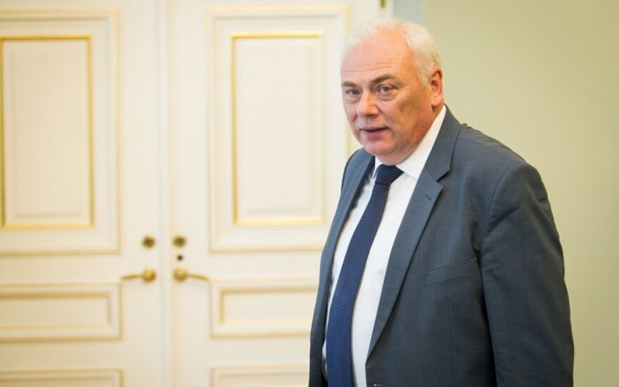 Lithuania's Interior Minister Dailis Alfonsas Barakauskas