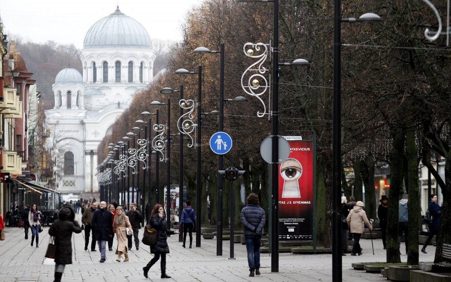 Kaunas puošiasi šventėms