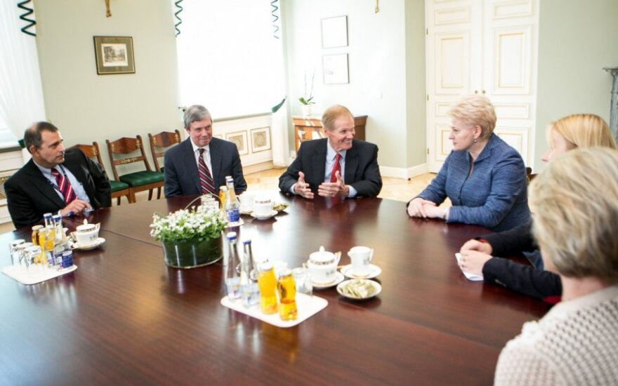 President Grybauskaitė met with members of the US Congress