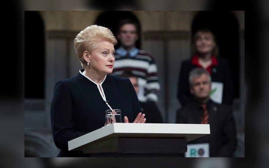 Ekspertai: debatuose nustebino D. Grybauskaitė
