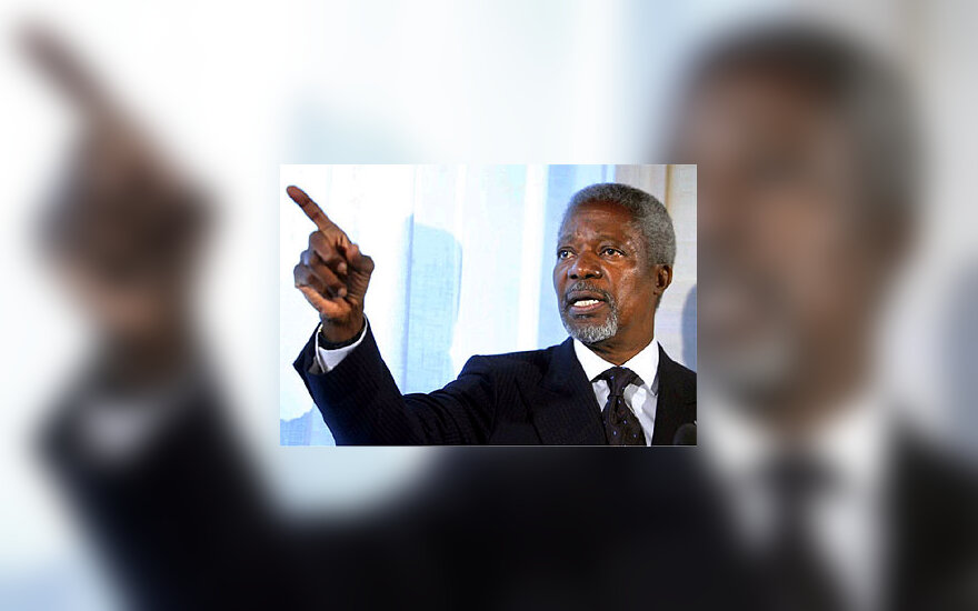 JT generalinis sekretorius Kofi Annan