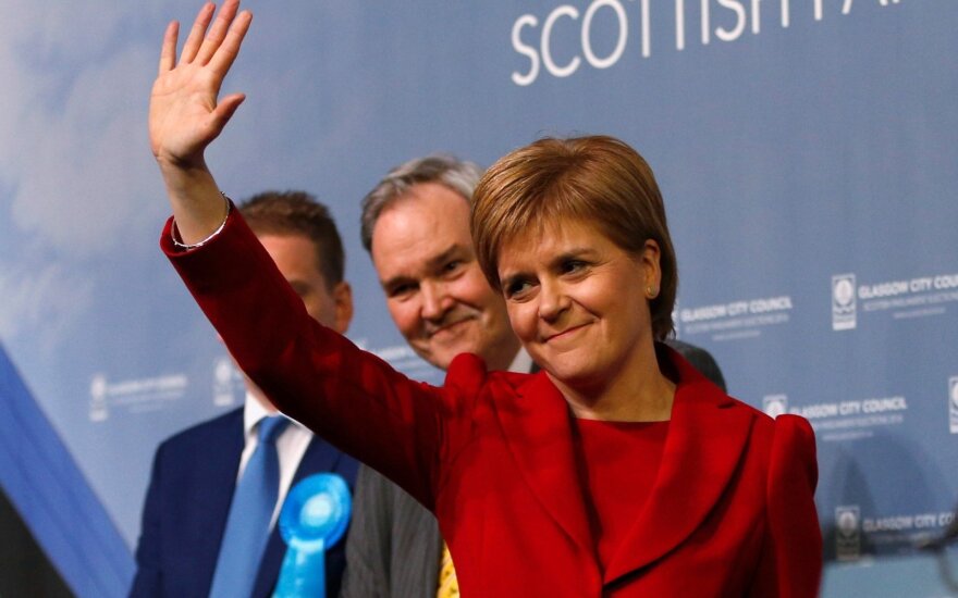 Škotijos lyderė inicijavo naują kampaniją už regiono nepriklausomybę