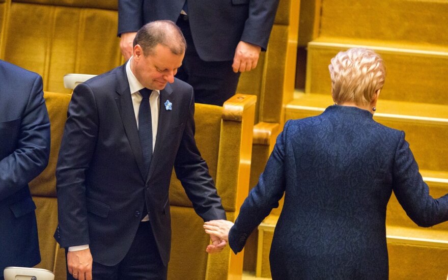 Saulius Skvernelis, Dalia Grybauskaitė